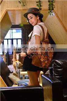 New design women backpack girls canvas bags