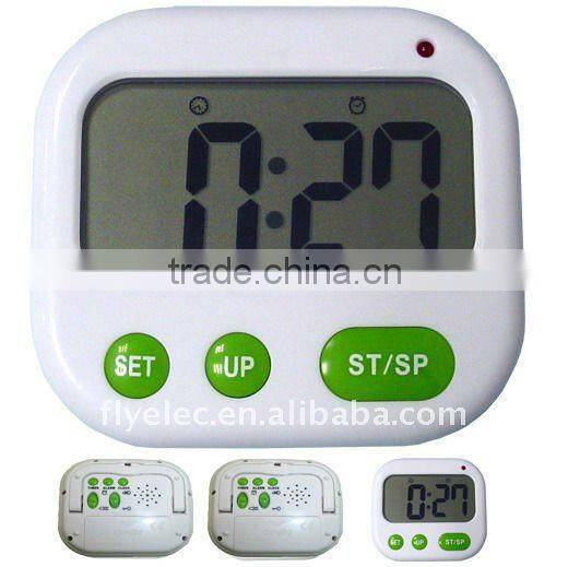 Lightening LCD clock