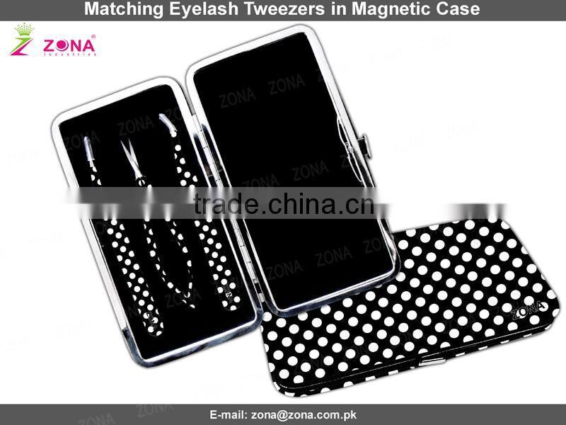 Volume Lash Tweezers In Plastic Tube Packaging / Get Volume Lash Tweezers Under Customer's Private Logo From ZONA