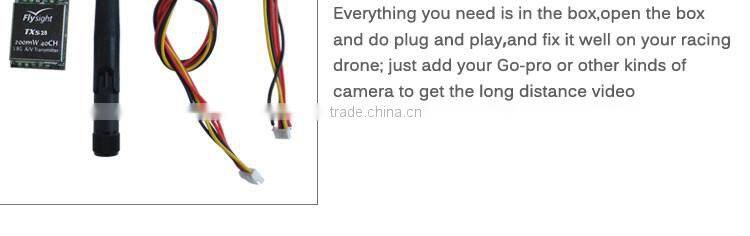 Flysight latest micro TX525 25mW 5.8ghz 40ch video transmitter