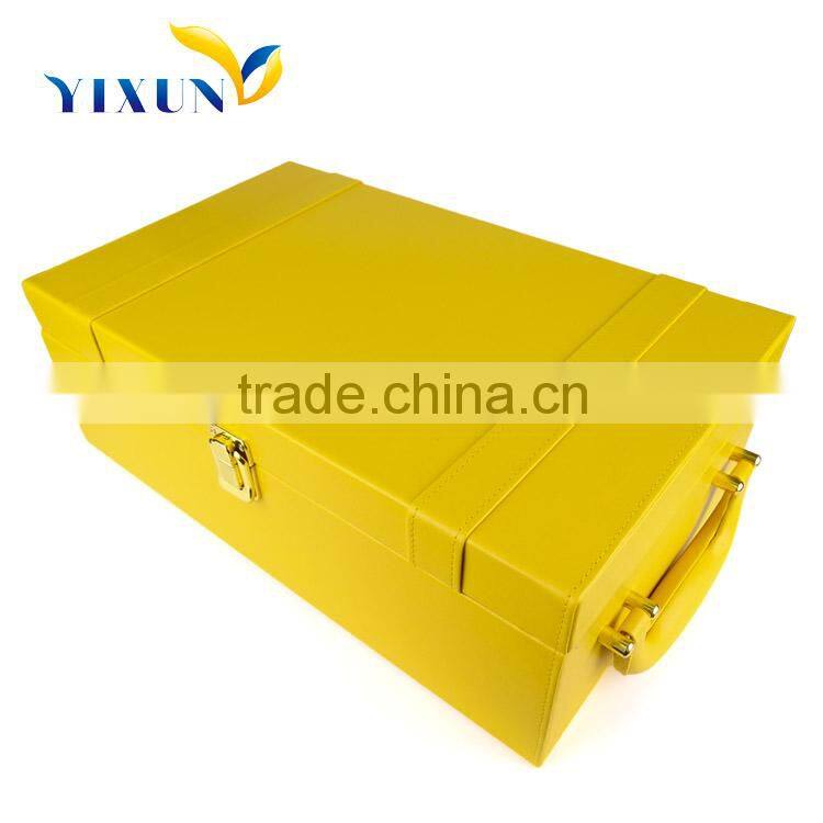 PU leather double wine box single wine cardboard wine box