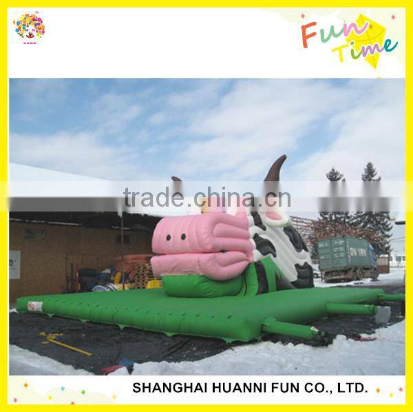 inflatable floating water slide, aqua slide, lake inflatable water slides