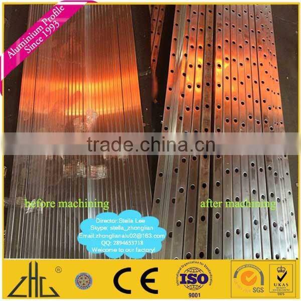 Wow!!CNC aluminium tile trim profiles/ ceramic tile corner trim/ aluminum corner tile trim/ profiled aluminium tile trim factory