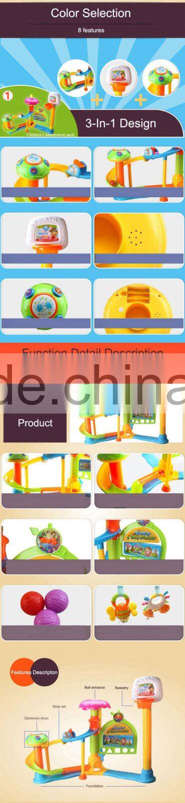 Hot-selling amusement park wholesale educational toy baby basketball set