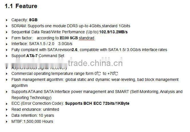 shenzhen china HFSL half slim 8gb ssd half size ssd hard drive solid state drive for computer