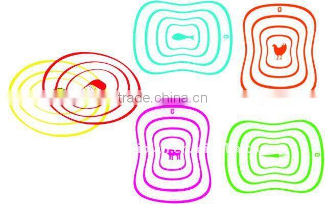 pp chopping block/plastic thin cutting board