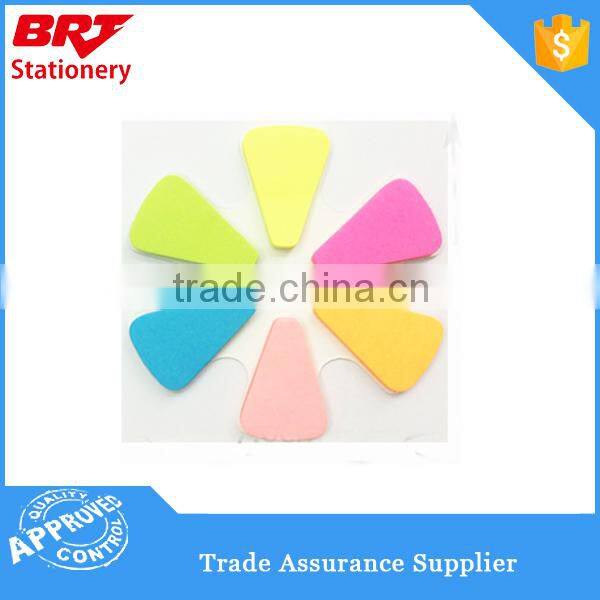six colour flower design gift products memo pad sticker
