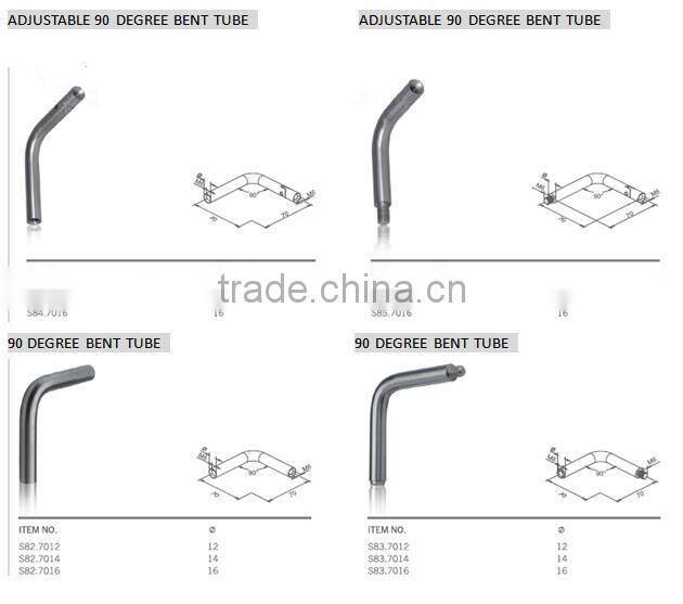 stainless steel handrails for outdoor steps saddle support,saddle