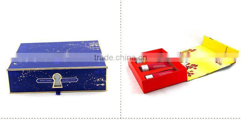 customized cosmetic box gift box with company name printed