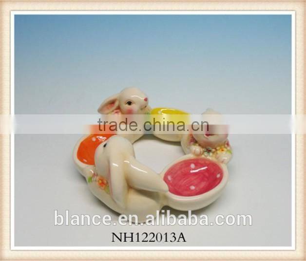 ceramic Easter egg cup novelty design egg holder