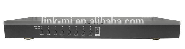LINK-MI OEM LM-KVM801 1920x1440 HD Video 8 port HDMI KVM Switch with USB