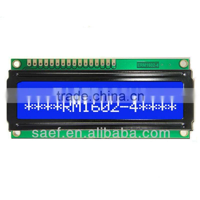 oled screens with graphic and 16x2 glass used industrial lcd