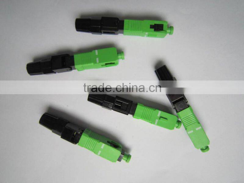 pre-embedded FTTH SC/UPC/APC fiber optic field Assembly fast connector