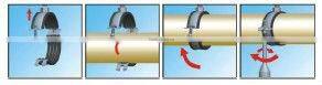 pipe support clamp with EPDM