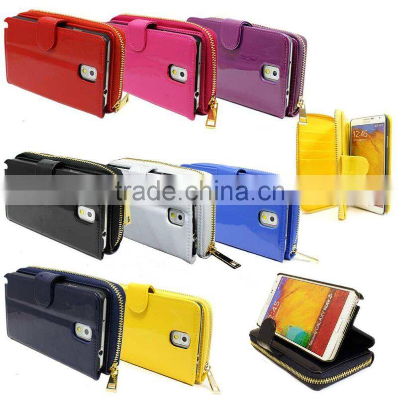 OEM manufacture luxury case for galaxy note 5,leather wallet case for samsung note 5