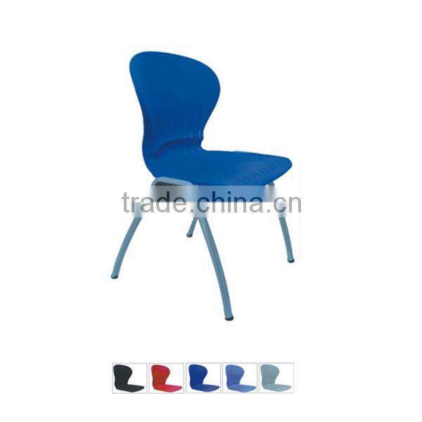 Student chair with writing pad Powerful furniture school Plastic chair for sale A01+02C