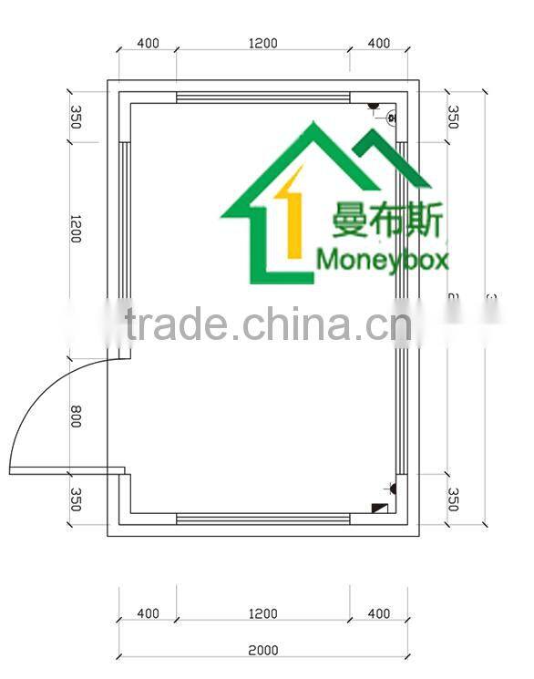 Professional sentry boxes/guard house supplier in China