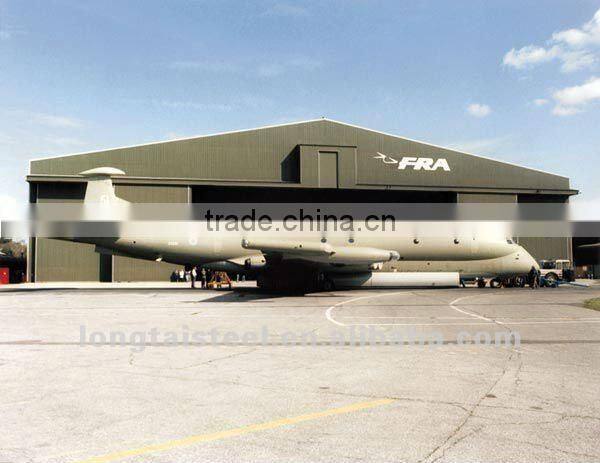 prefabricated metal airplane hangar