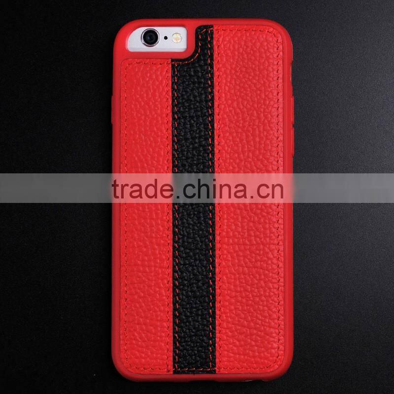 top quality Genuine leather+pc Hybird phone case for iphone 7/7s