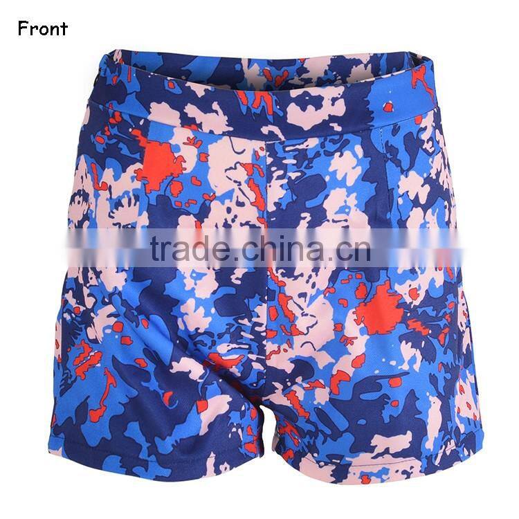 Wholesale 2016 Autumn Fashion Women Long Sleeve Deep V Neck Mature Sexy Suits With Floral Print Shorts 2 Pieces Womens Jumpsuit