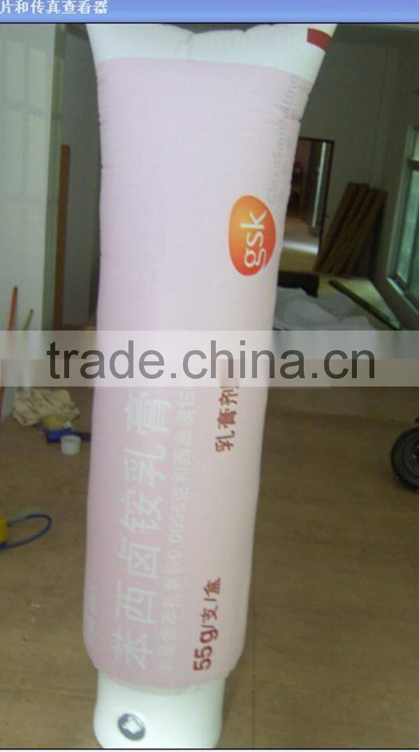 Durable customized inflatable mushroom model