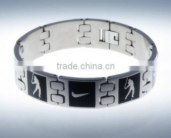 sports magnetic golf titanium bracelet,titanium germanium bracelet,titanium bracelet,sports bracelet
