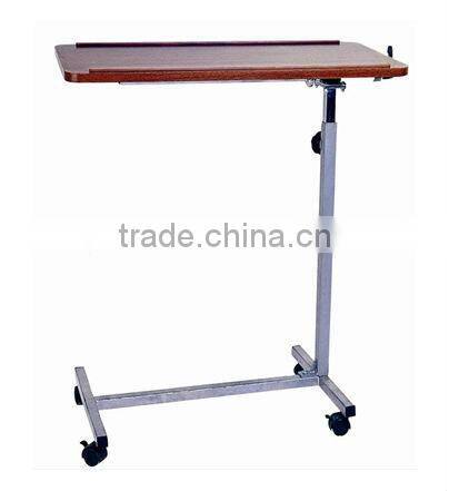 CP-K210 hospital bed over bed table with wheels