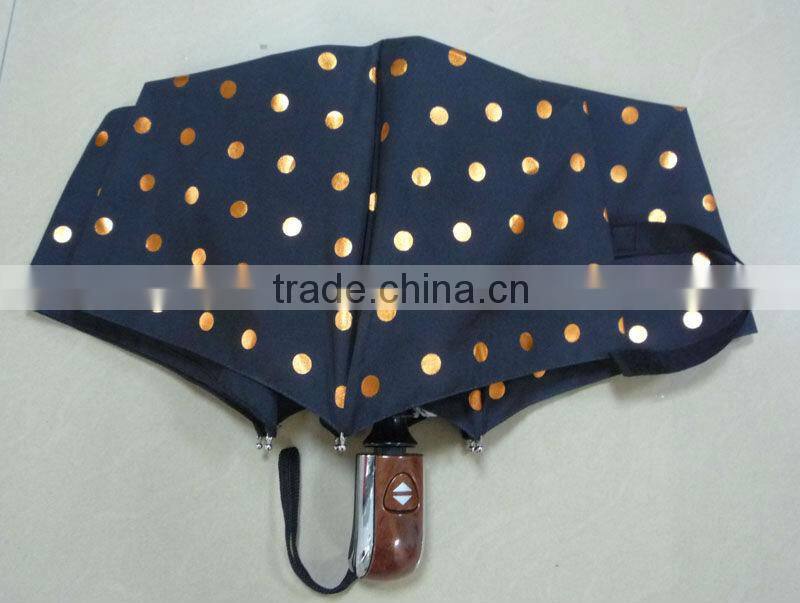 The Dual Umbrellas with Reflective Printing OKF67