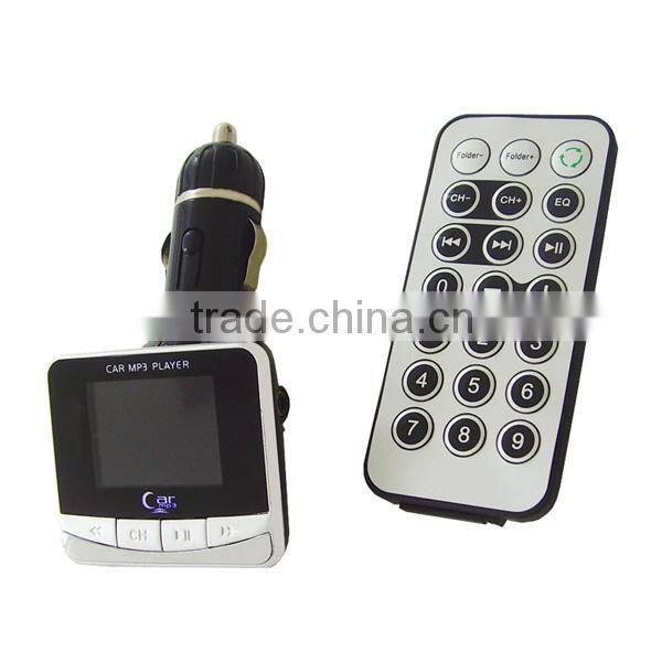 car fm transmitter with RDS technology supports USB disk/MP3/SD/MMC card function