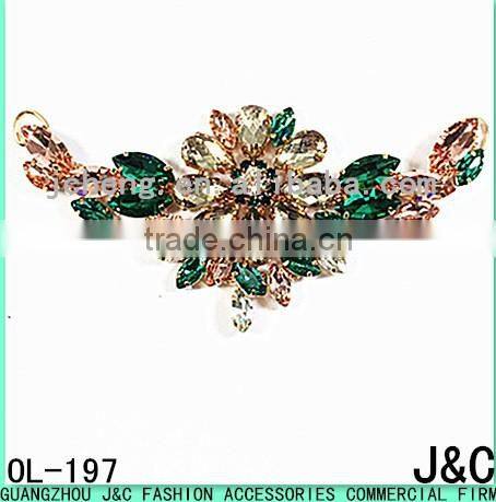 2016 glass stone shoe ornament/ shoe accessory/ shoe trim