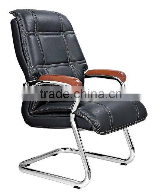 new design metal conference chair with oak wood armrest AH-035