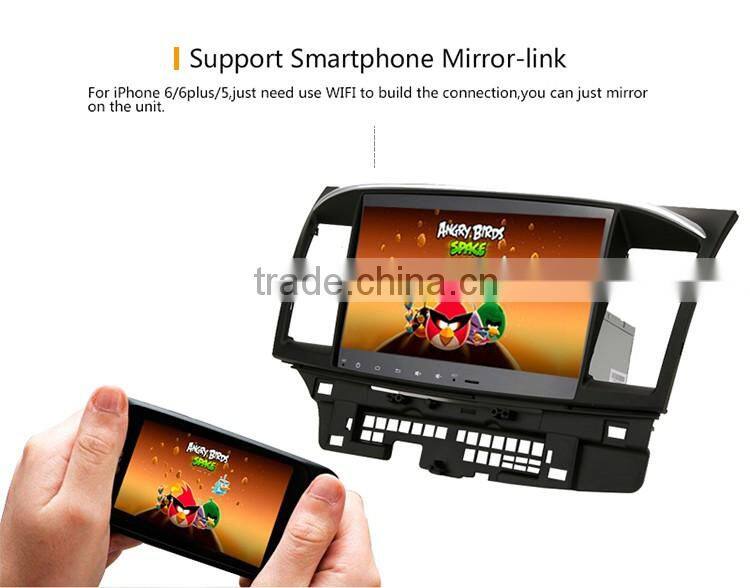 Cheap Android 5.1.1 Operating System touch screen car dvd player for mitsubishi