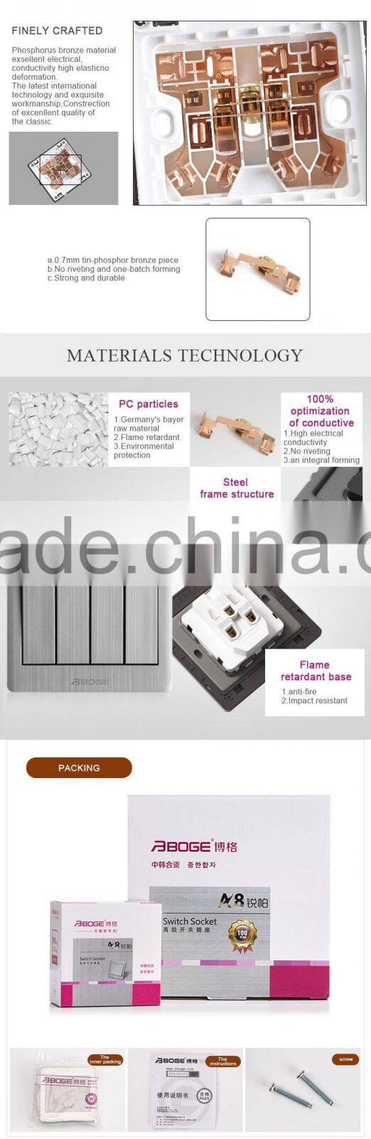 television socket and pc socket pressure- line type