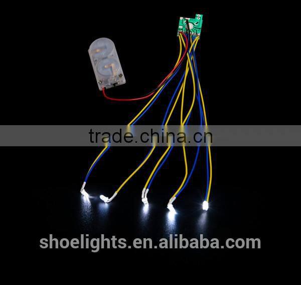 OEM led flashing shoe light for kids shoes cap hat clothes
