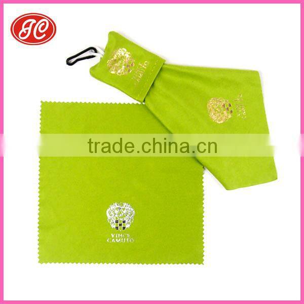 Classic Hot Stamp Printed Microfiber Key Chain For Eyeglasses/Mobile