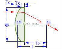 Optical glass plano concave lens, plano concave lens