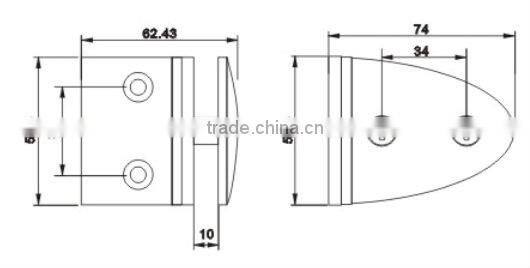 Glass connector