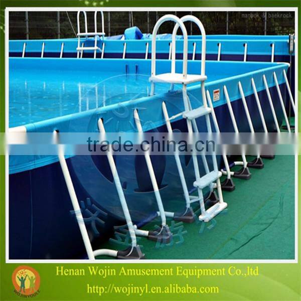 For children and adult funny sports park steel frame swimming pools