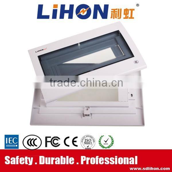 Auto button transparent cover MXC series electric distribution box with ground bolt