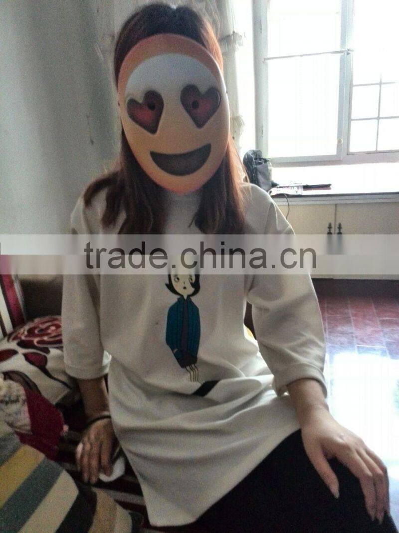 custom whatsapp mask ,PVC party mask ,funny emoji mask,QQ expression mask
