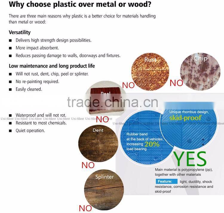 300kg Small Plastic Platform Hotel Trolley Cart LH300-DX