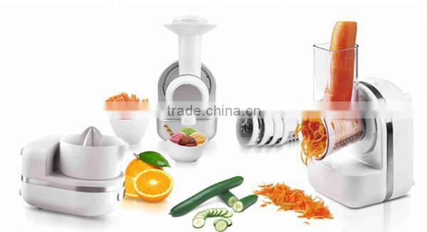 ETL GS 3 in 1 electric citrus juicer ice cream maker slicer