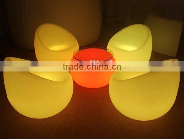 2015 hot sale Bright Color change LED Flower Pot with remote