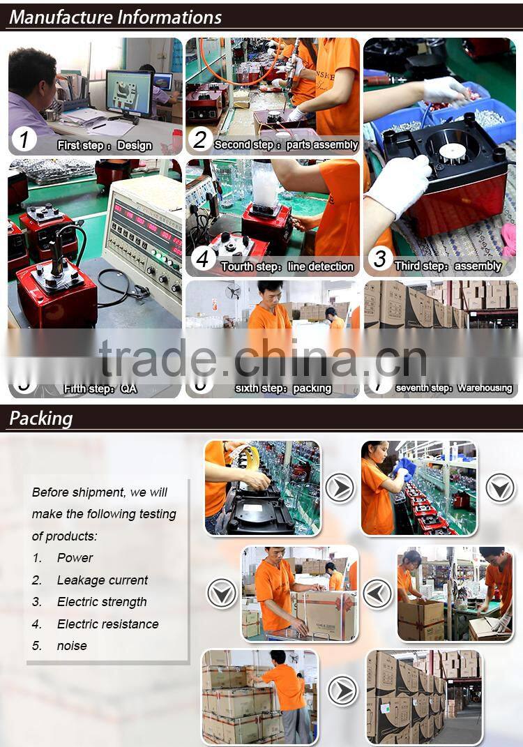 Hot sale heavy duty blender vacuum food blender