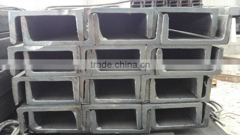 JIS standard U channel steel dimensions/structural steel U channel