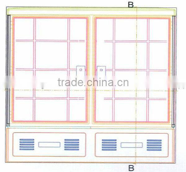 The 1152 Core Double Sided(1550x1450x620) SMC Cable Transfer Box