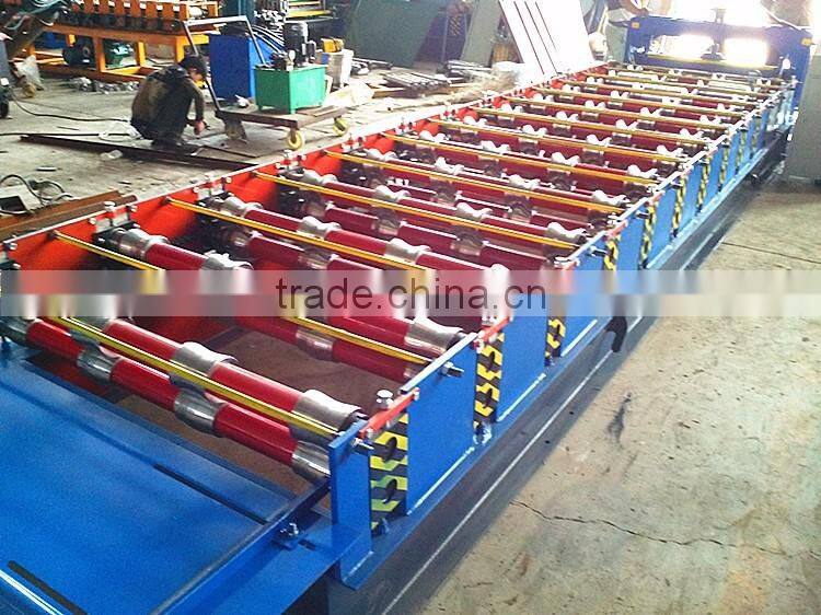 Dixin Full automatic steel cold 840 type sheet metal roof making machine for wall tile/roof panel/ construction sale