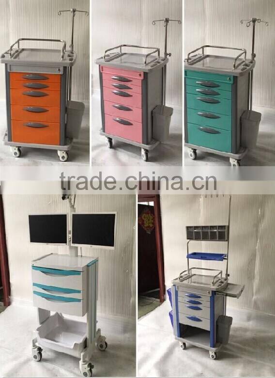 KL-ET760 CE Wholesale Hospital Medication Drug Trolley / Cart for Deliver