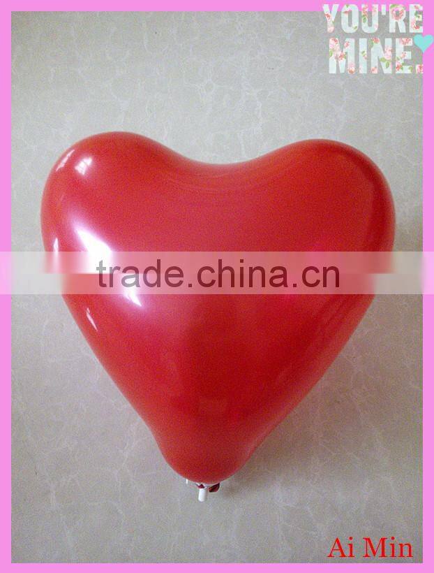 Wholesale heart shaped latex balloons for party decoration