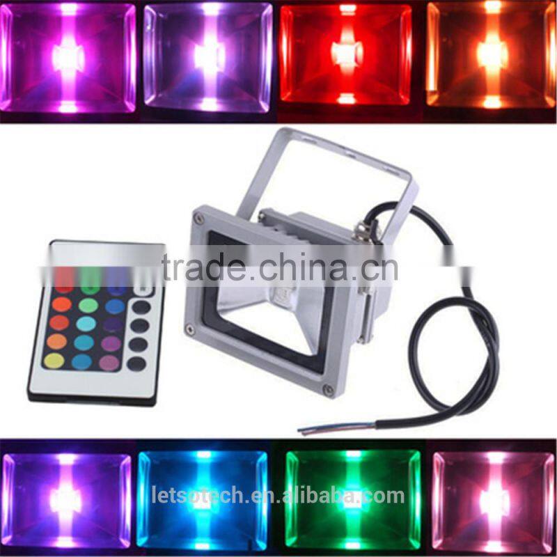 2016 high quality factory price IP65 20w 30w 50w christmas led flood light remote floodlights with CE &ROHS&UL 3 years warranty